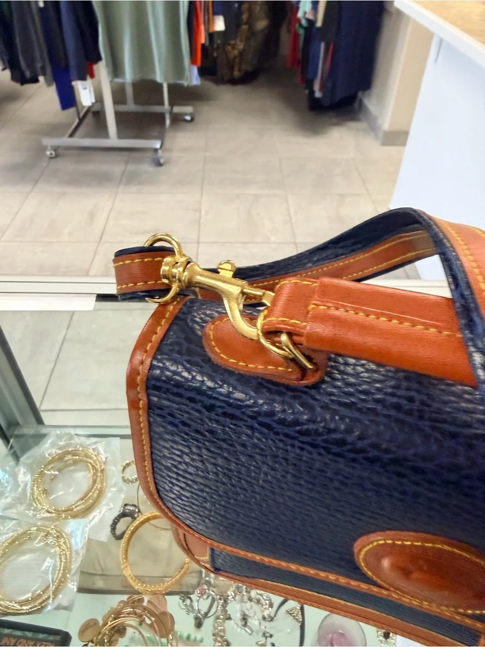 Dooney & Bourke Vintage Blue Crossbody Bag